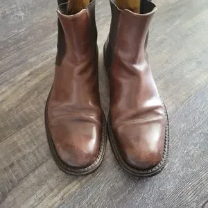 Sartore Chelsea brown boots Sartore MADE IN ITALY LEATHER Brown Ankle Boots with Chelsea  main image 4